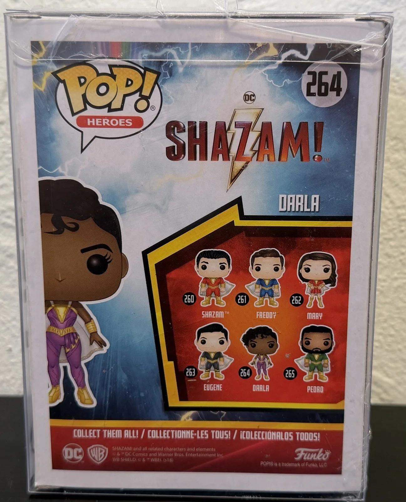 Faithe Herman — Faith Herman ‘Darla’ Autographed Shazam Funko Pop #264 Signed COA, изображение 2