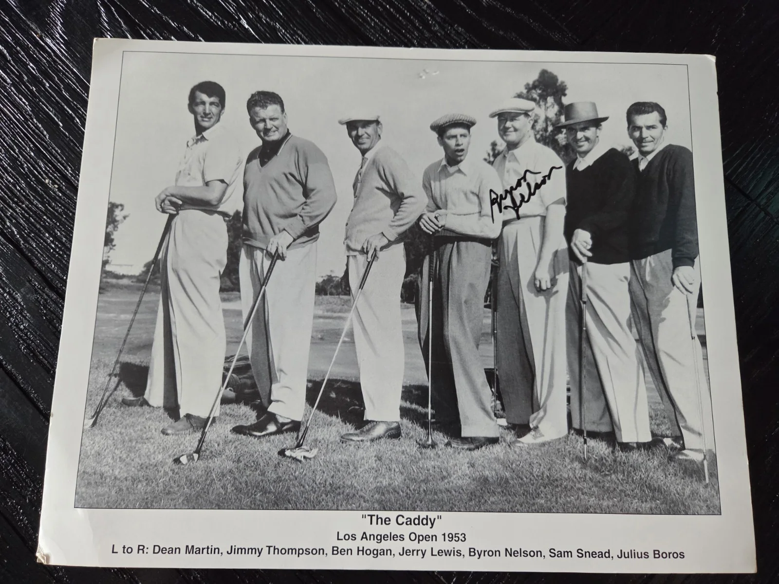 Vintage The Caddy Golf Movie Reprint Signed Photo 11x14, изображение 2