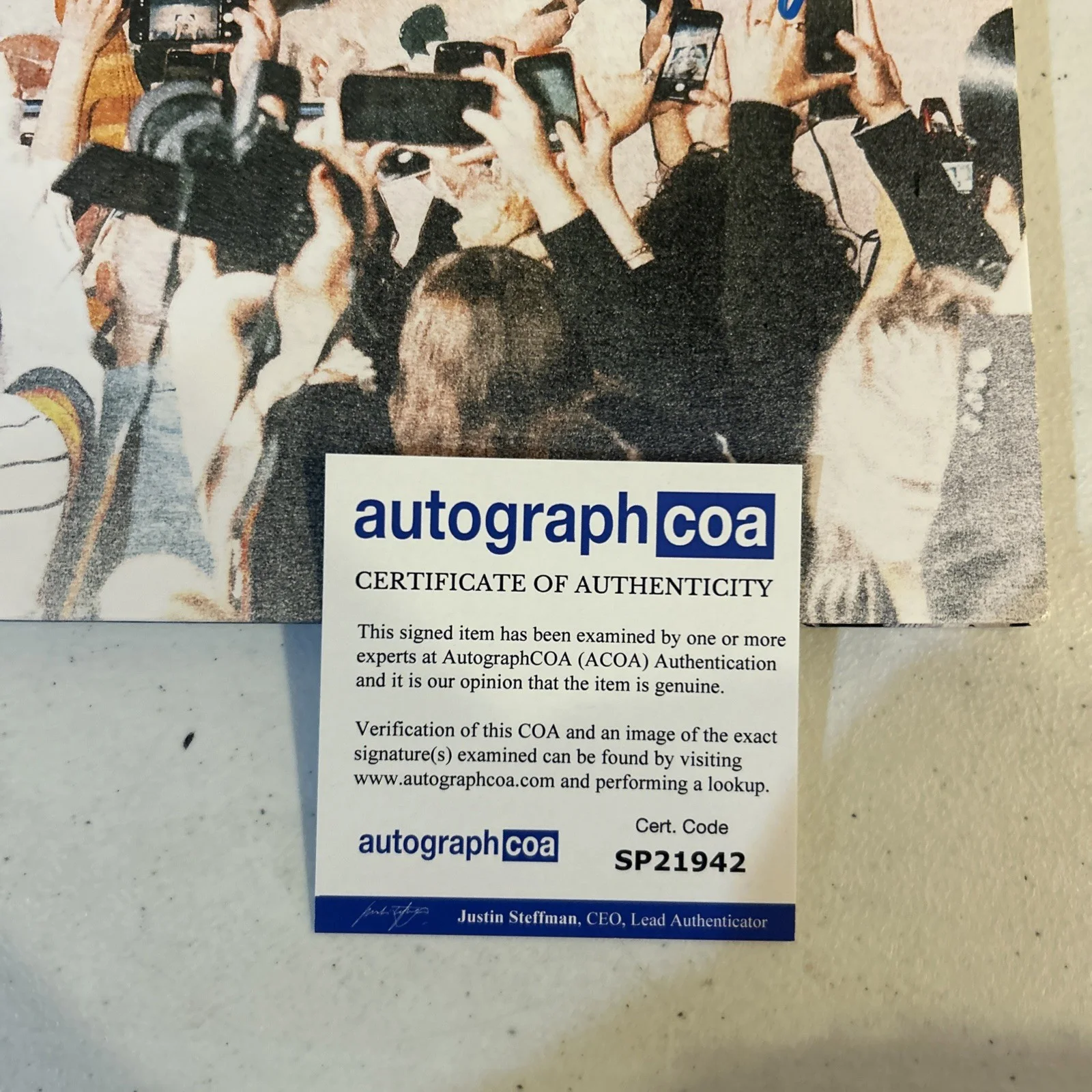 GROUPLOVE SIGNED AUTOGRAPH VINYL ALBUM ACOA I WANT IT ALL RIGHT NOW RECORD, изображение 5