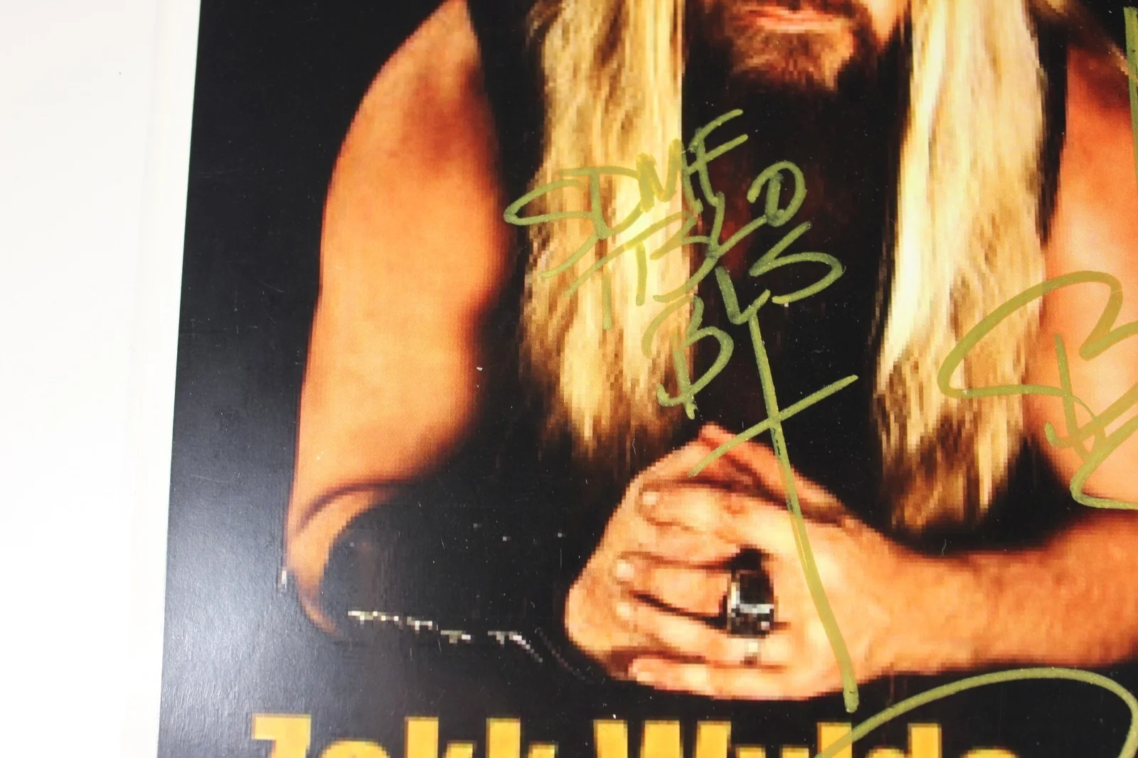 Zakk Wylde Signed All Access Magazine Print in Frame – Gold Marker Autographs, изображение 5