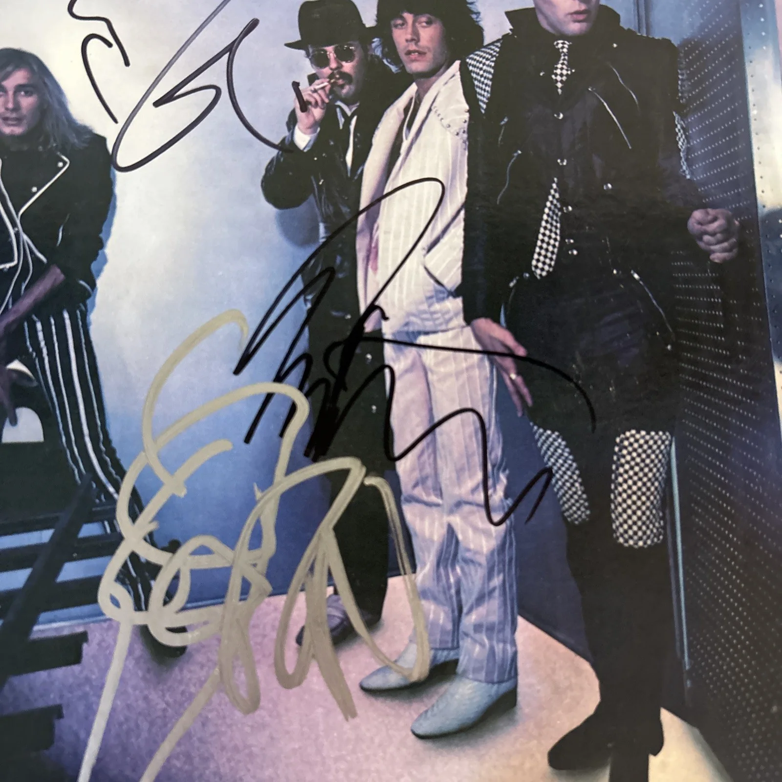 CHEAP TRICK SIGNED AUTOGRAPH VINYL ALBUM ALL SHOOK UP RECORD RICK ROBIN & TOM, image 4