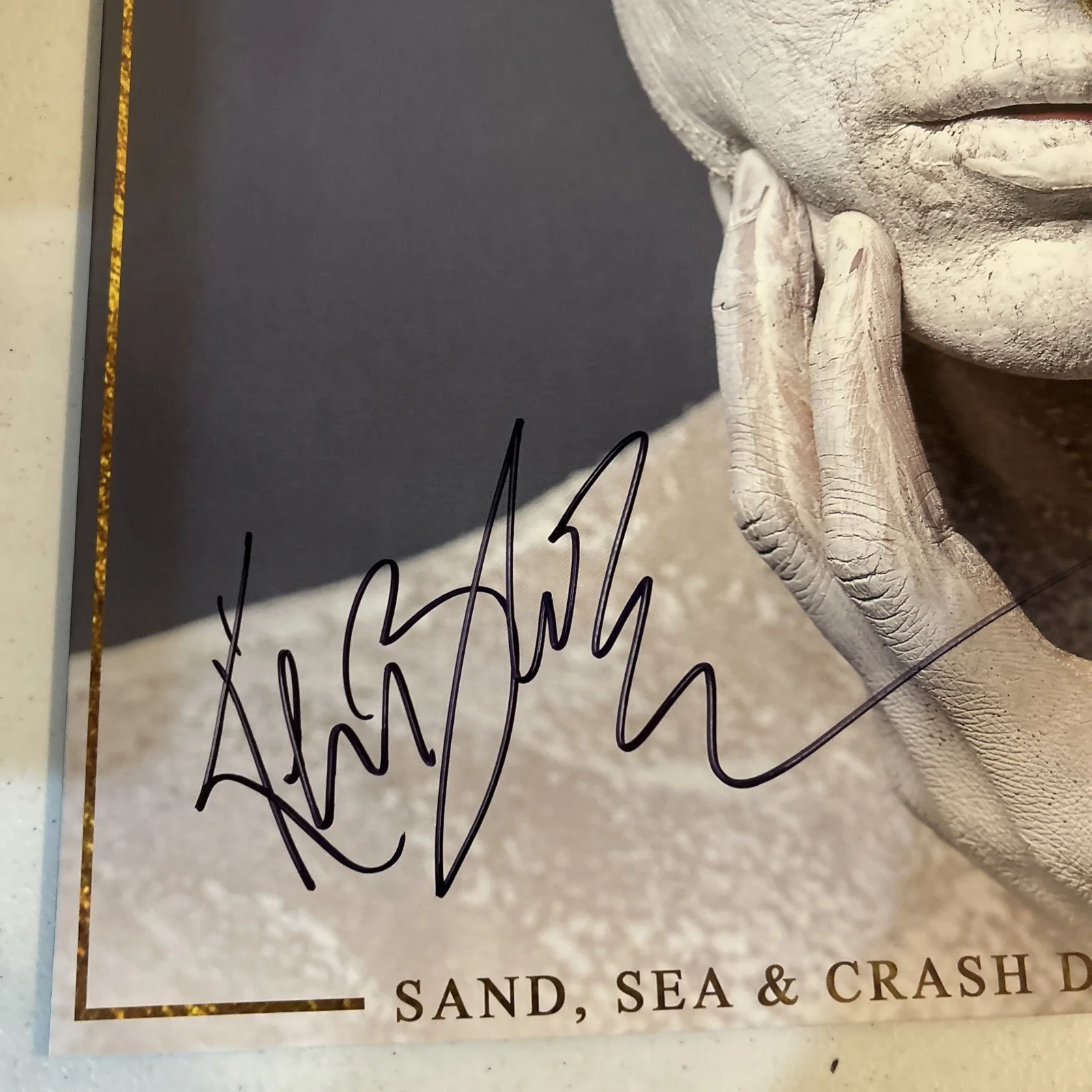 KEN BLOCK SISTER HAZEL SIGNED AUTOGRAPH VINYL ALBUM ACOA SAND SEA & CRASH DEBRIS, image 3