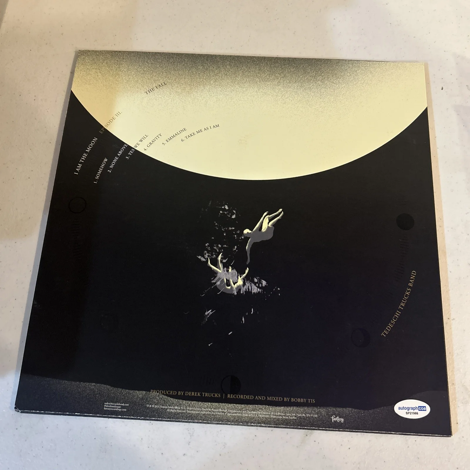 TEDESCHI TRUCKS BAND SIGNED AUTOGRAPH VINYL ALBUM ACOA I AM THE MOON RECORD LP, изображение 5