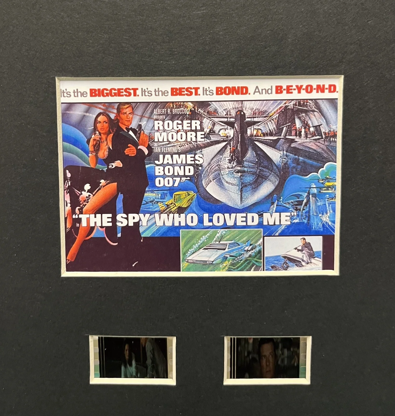 007 JAMES BOND THE SPY WHO LOVED ME . 35mm Film Cell Display, image 3