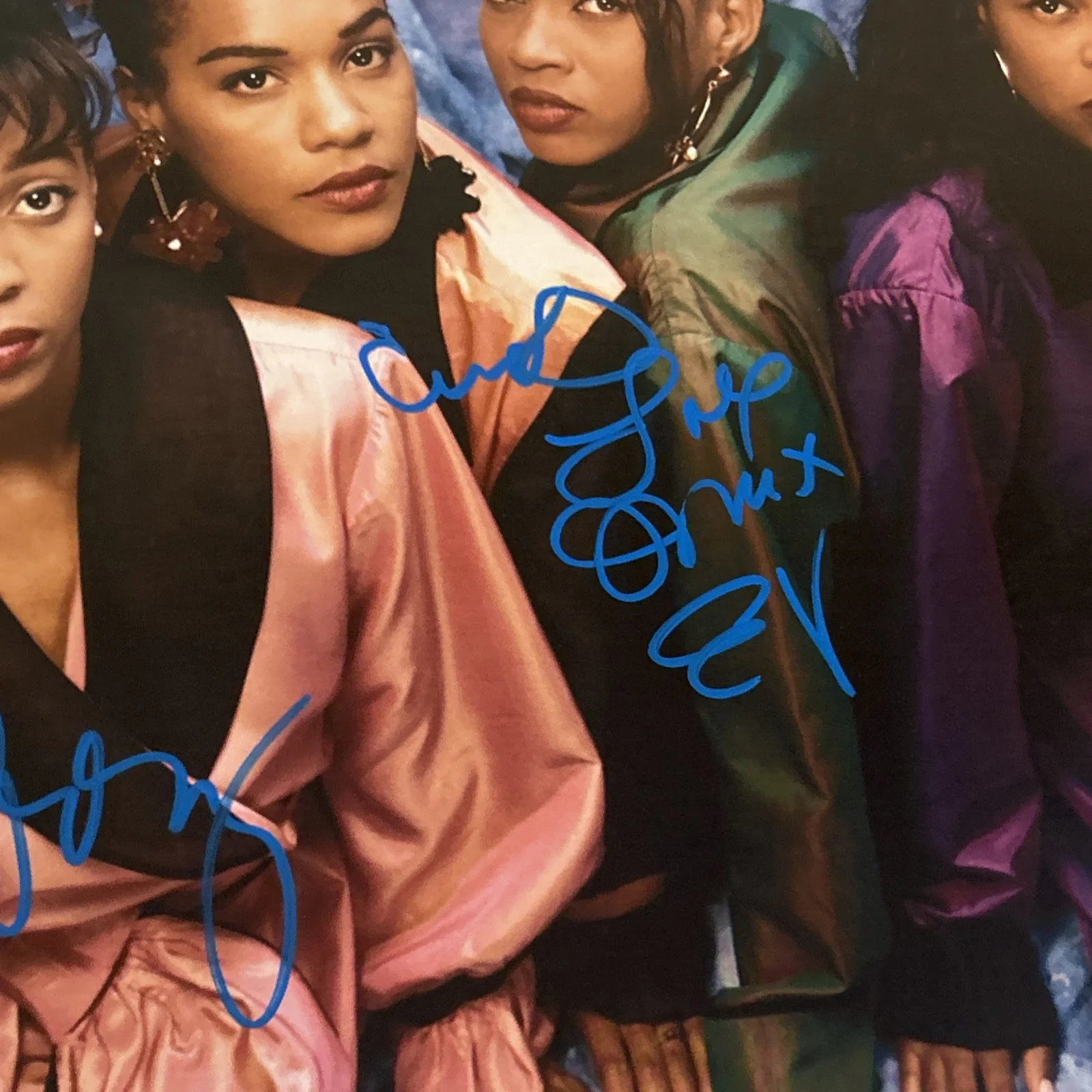 EN VOGUE SIGNED AUTOGRAPH VINYL ALBUM ACOA “ NOW PLAYING” RECORD LP, изображение 5