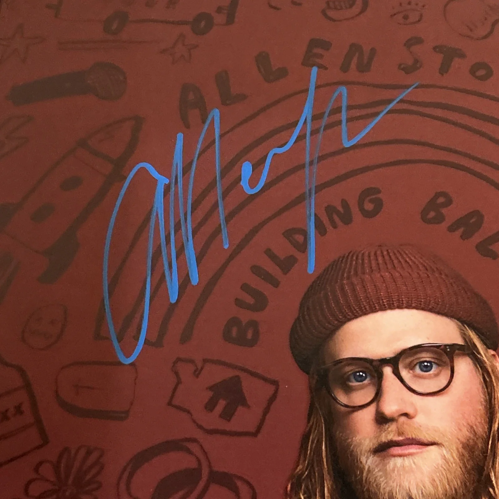 ALLEN STONE SIGNED AUTOGRAPH VINYL ALBUM ACOA BUILDING BALANCE RECORD LP, изображение 4