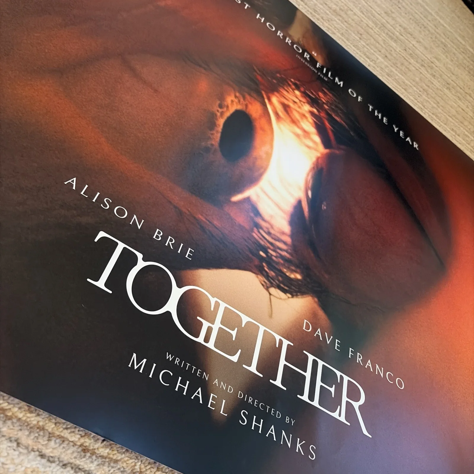 Together Quad Poster (2025) Double sided movie poster Alison Brie Dave Franco, изображение 3