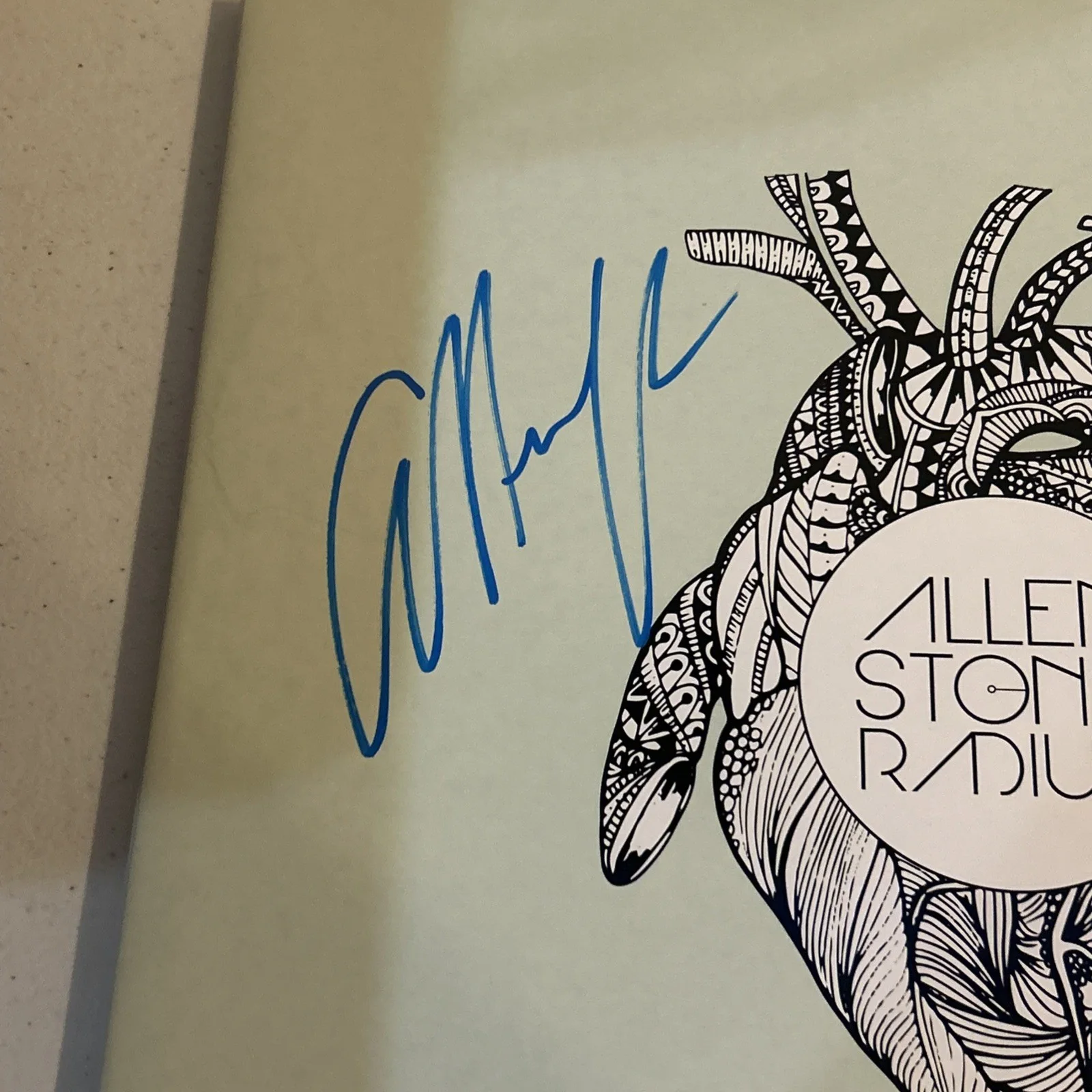 ALLEN STONE SIGNED AUTOGRAPH VINYL ALBUM ACOA RADIUS RECORD LP, image 3