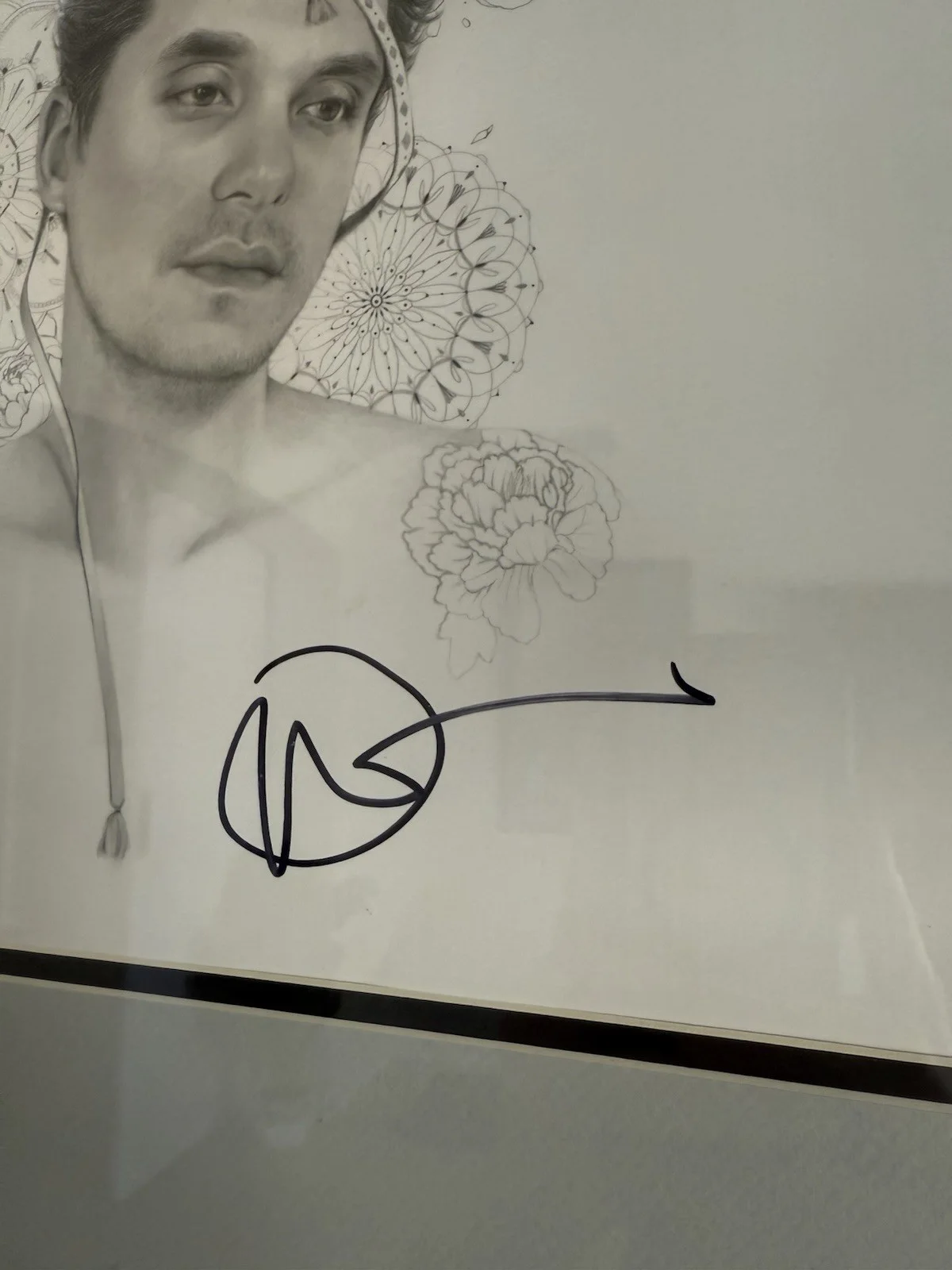 John Mayer Autographed Vinyl & Hand Written Stage Setlist JSA Certified With LOA, image 3