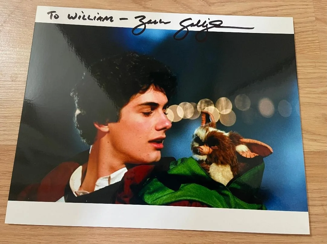 Zach Galligan — Vintage Gremlins Zach Galligan Signed 8x10 Photo/To William/Free Ship!