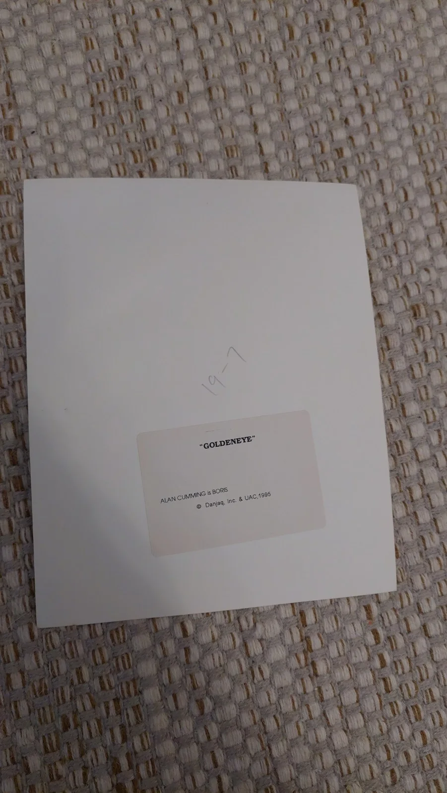 James Bond Goldeneye Original press photo Alan Cumming by Keith Hamshere, изображение 2