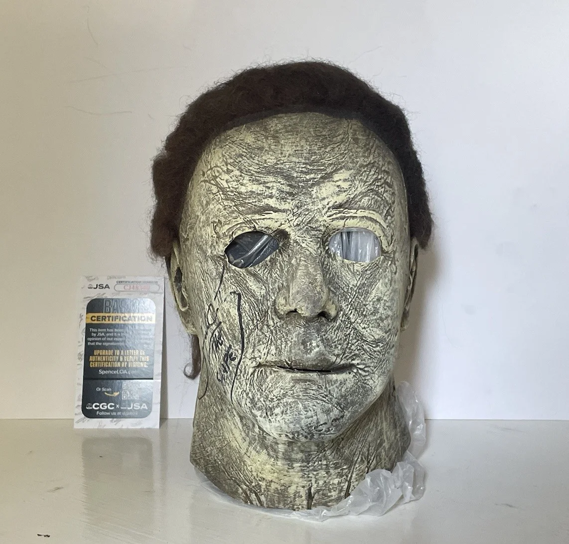 James Jude Courtney — James Jude Courtney Signed Trick Or Treat Studios Mask JSA Halloween Michael