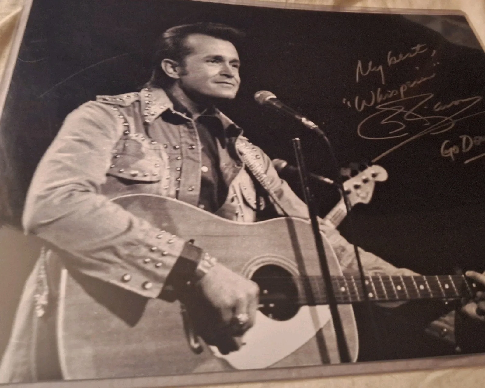 Bill Anderson Signed 11x14 Photo With Inscriptions, image 5