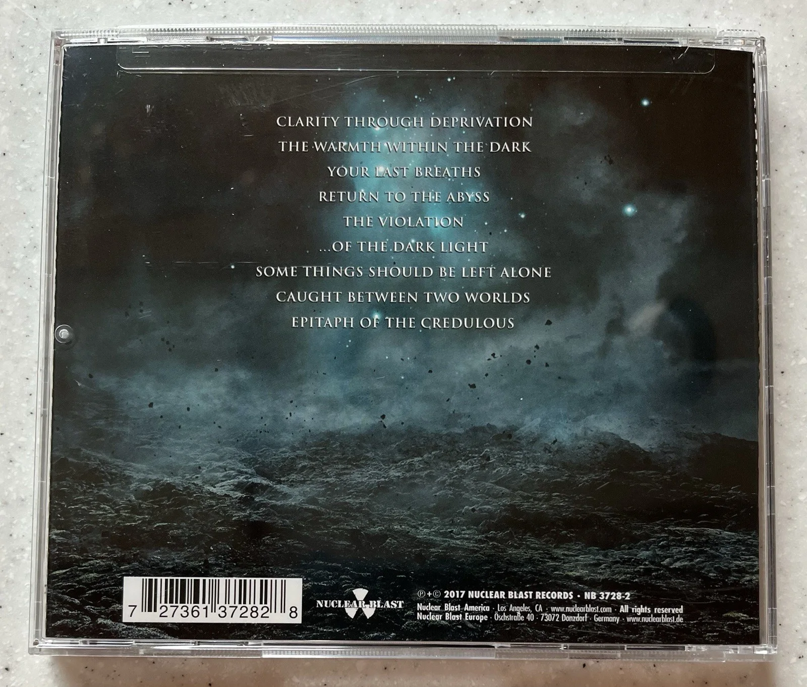 Suffocation Of The Dark Light Full Band Signed Autographed CD 2017 Mint, image 3