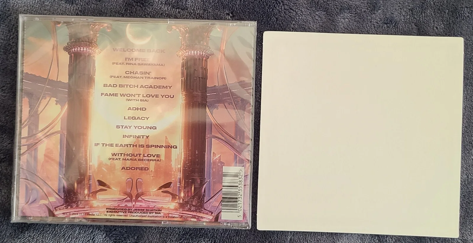 Paris Hilton SIGNED CD Infinite Icon BRAND NEW 2024 Autographed Card, image 5