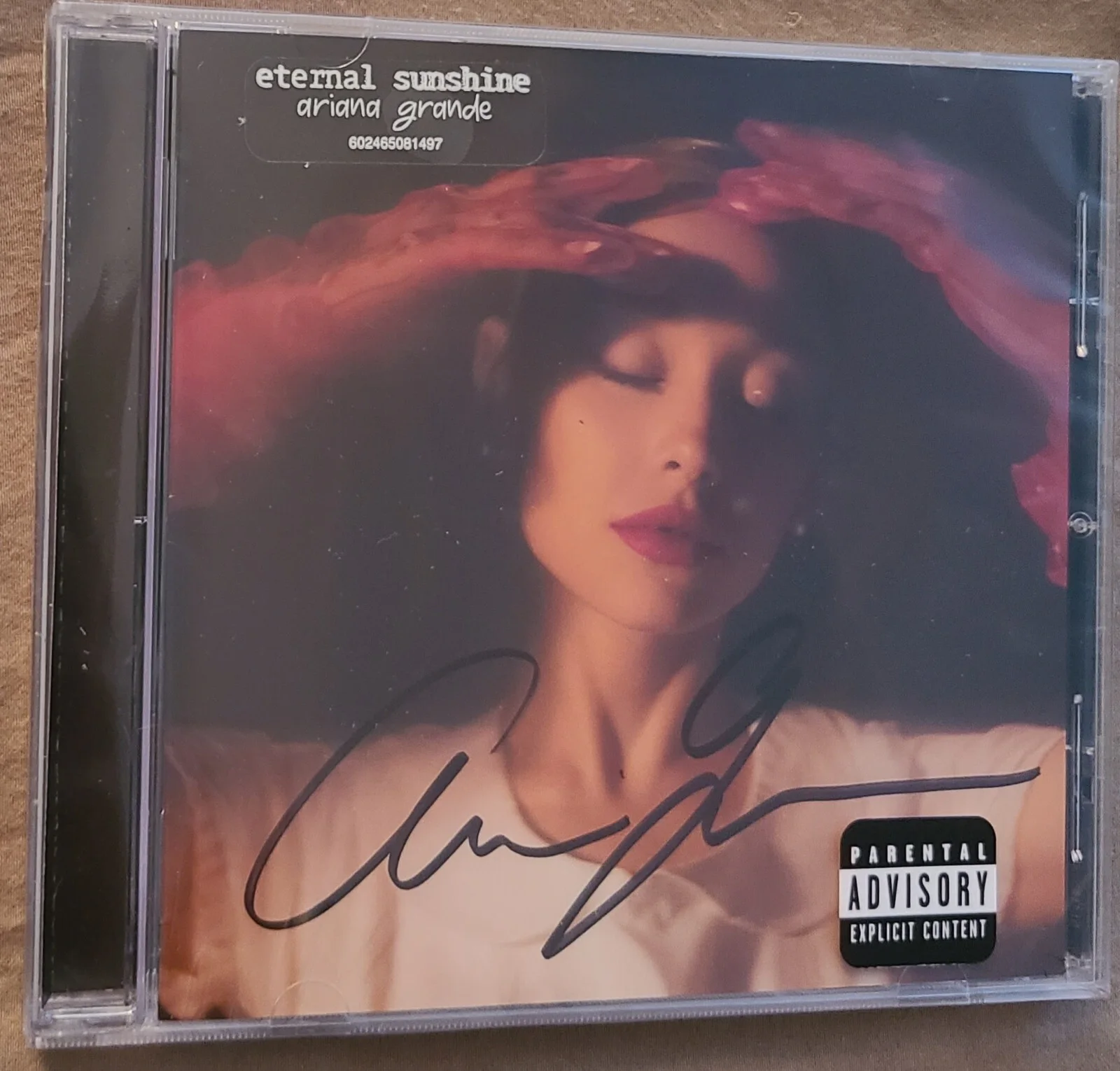 Ariana Grande Eternal Sunshine SIGNED CD - Full Signature, image 2