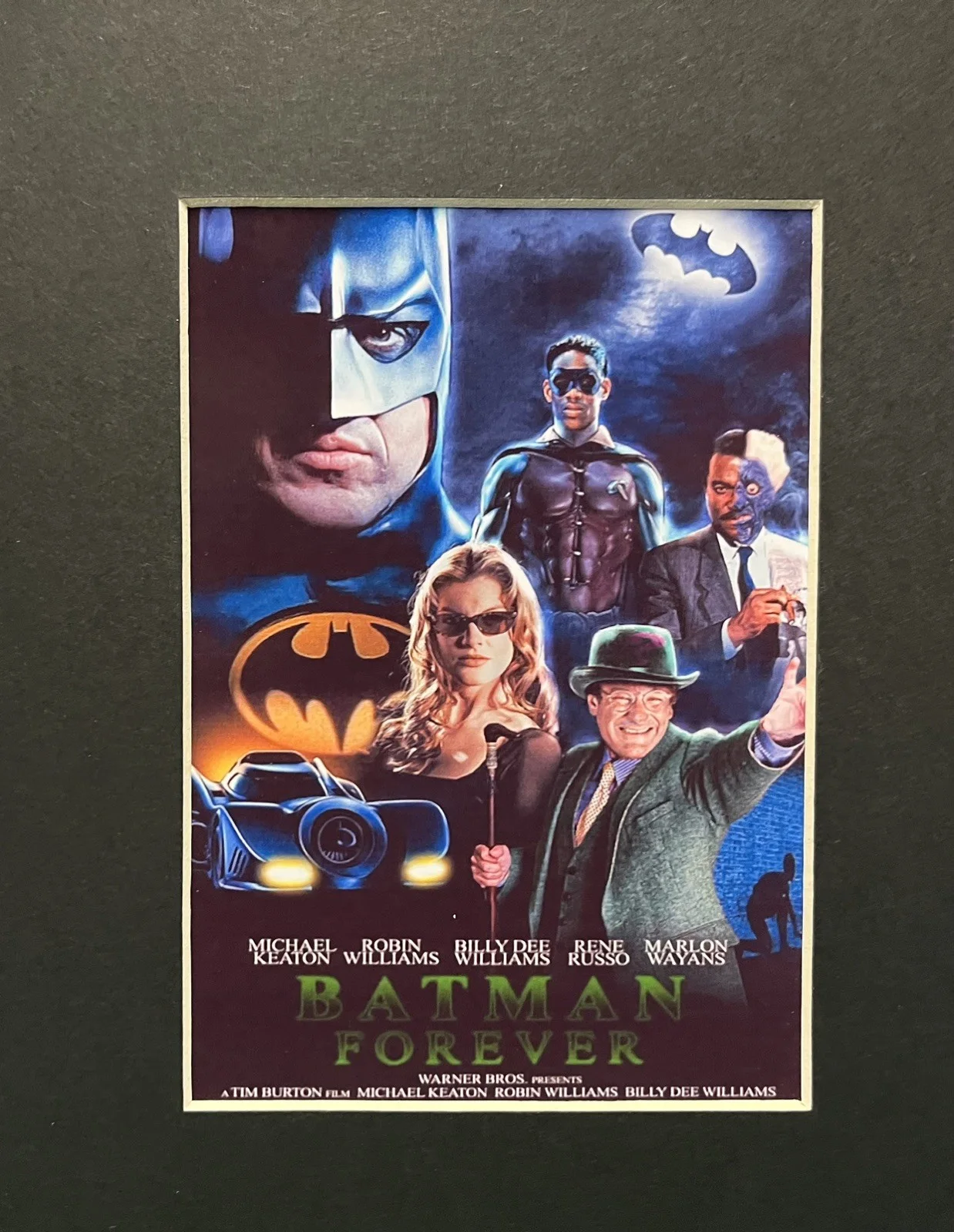 BATMAN. FOREVER. . 35mm Film Cell Mounted Display, image 2
