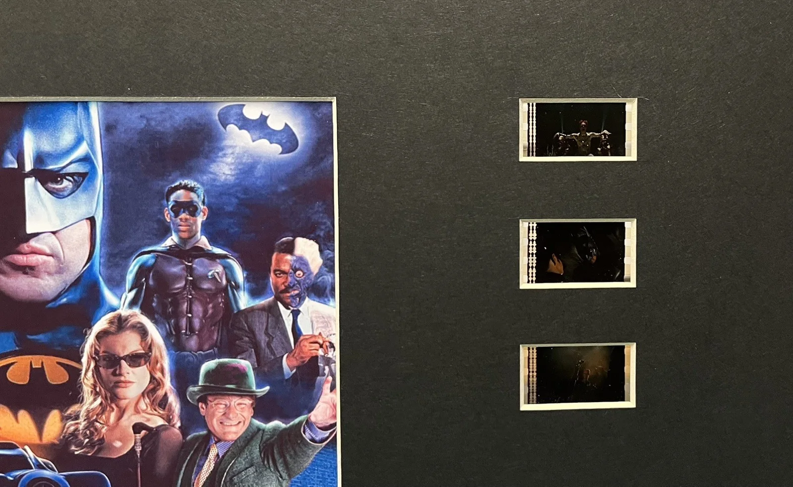 BATMAN. FOREVER. . 35mm Film Cell Mounted Display, image 3