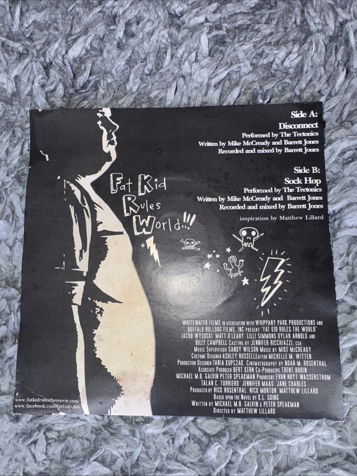 Mike McCready — Mike McCready Pearl Jam Signed Autograph 7” 45 RMP Vinyl Clear Record Tectonics, image 3