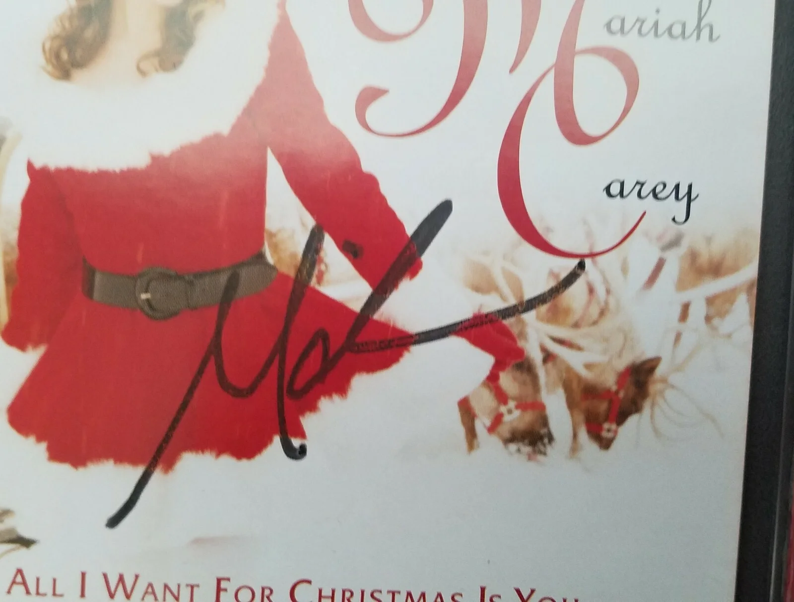 MARIAH CAREY All I Want For Christmas Is You CD + SIGNED Insert, изображение 2