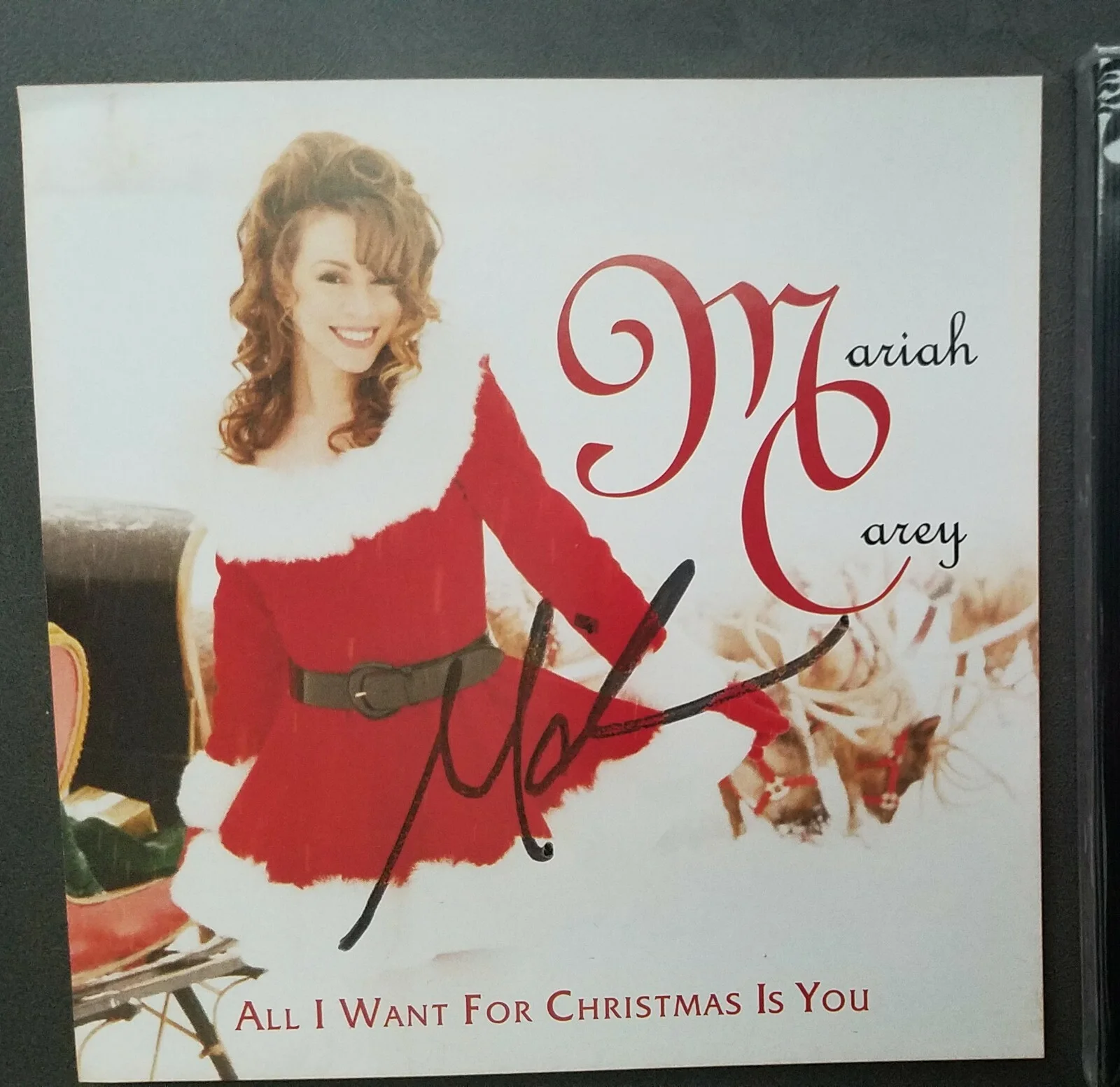 MARIAH CAREY All I Want For Christmas Is You CD + SIGNED Insert, изображение 3