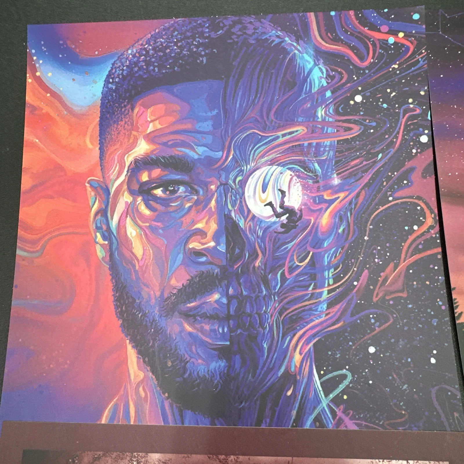 6x6” Litho Kid Cudi, Chance The Rapper, DMX, Lil Uzi Vert Promo, image 2