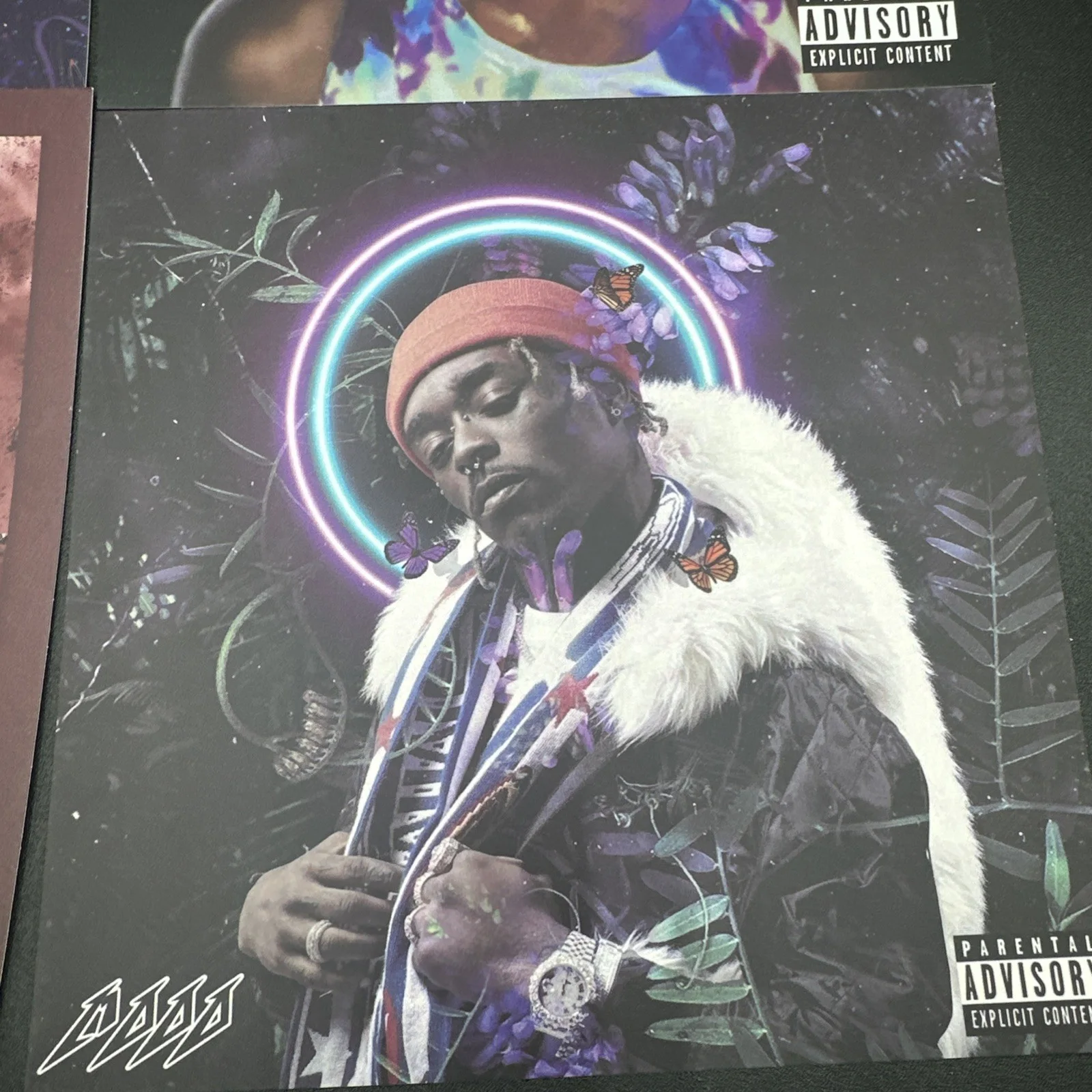 6x6” Litho Kid Cudi, Chance The Rapper, DMX, Lil Uzi Vert Promo, image 5