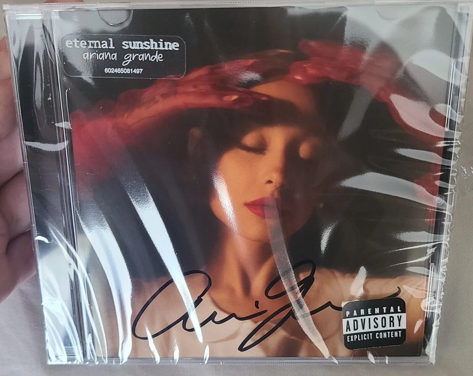 Ariana Grande - Eternal Sunshine Signed CD - FULL SIGNATURE, image 3