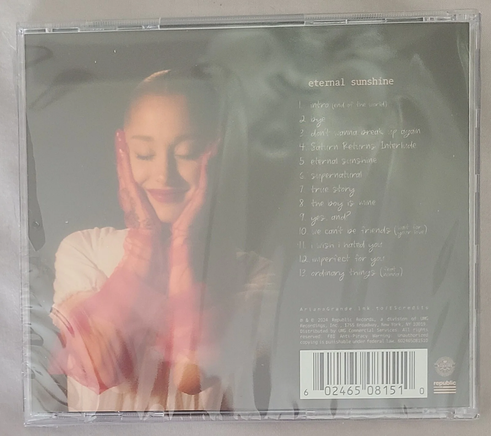 Ariana Grande - Eternal Sunshine Signed CD - FULL SIGNATURE, image 5