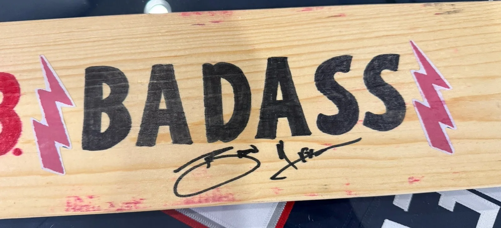 BEN AFFLECK — BEN AFFLECK SIGNED AUTOGRAPH OB BADASS PADDLE - DAZED AND CONFUSED Fanatics., image 2