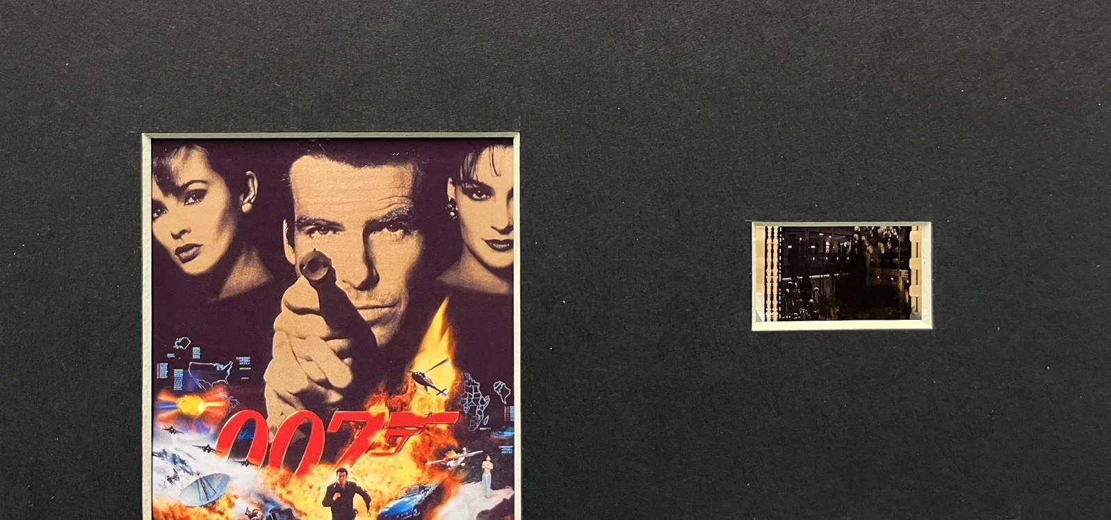 007 JAMES BOND. GOLDENEYE. 35mm Film Cell Mounted Display, image 3