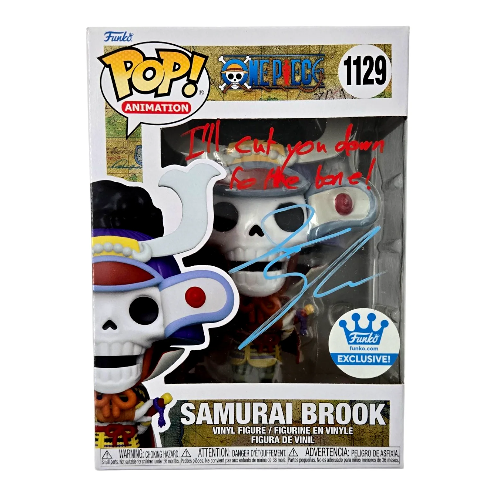 Ian Sinclair — Samurai Brook Signed Funko One Piece Pop Ian Sinclair Autograph JSA COA 264