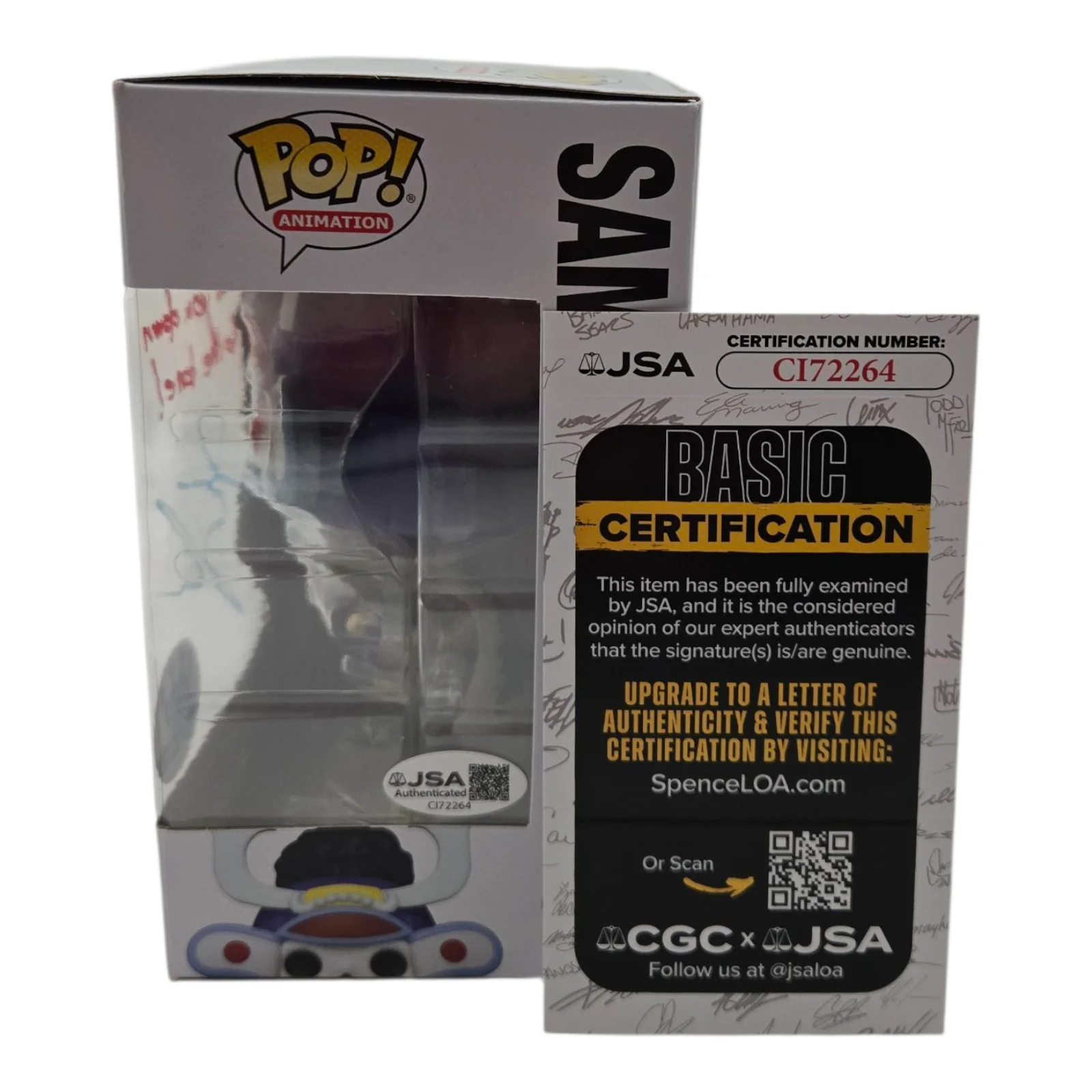 Ian Sinclair — Samurai Brook Signed Funko One Piece Pop Ian Sinclair Autograph JSA COA 264, image 2