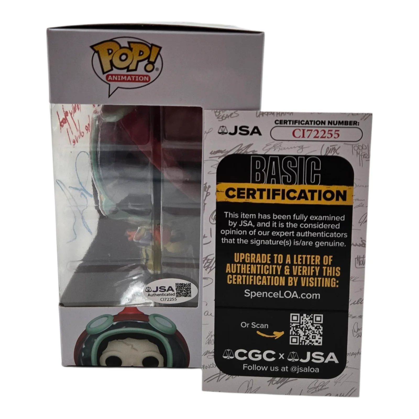 Ian Sinclair — Brook Egghead Signed Funko One Piece Pop Ian Sinclair Autograph JSA COA 255, image 2
