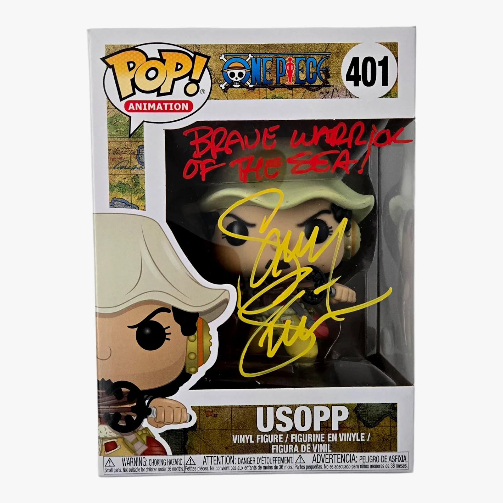 Sonny Strait — Sonny Strait Signed Funko Usopp One Piece Pop Autograph Anime JSA COA 201