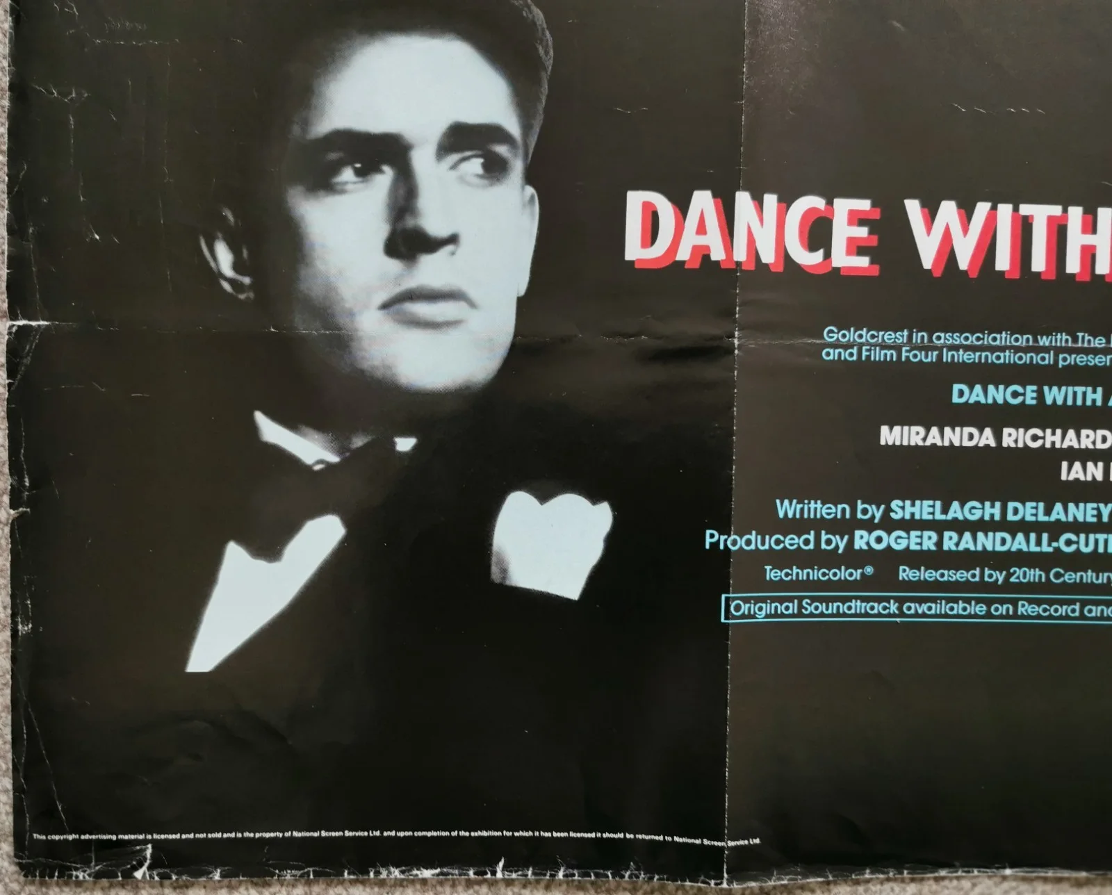 DANCE WITH A STRANGER 1985 Miranda Richardson, Rupert Everett UK QUAD POSTER, image 2