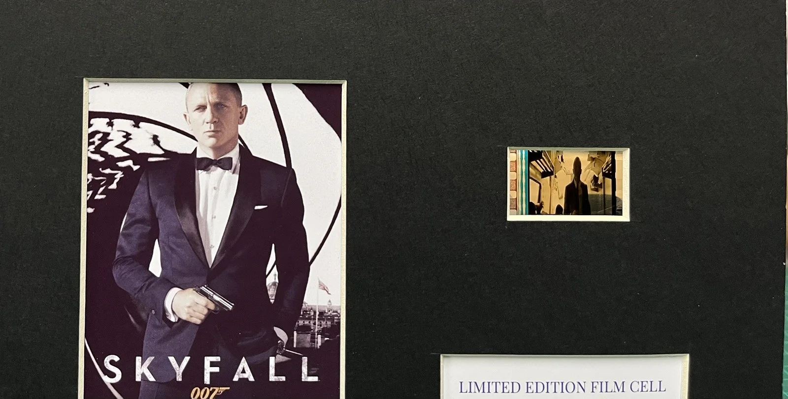 007 JAMES BOND. SKYFALL. 35mm Film Cell Mounted Display, image 3