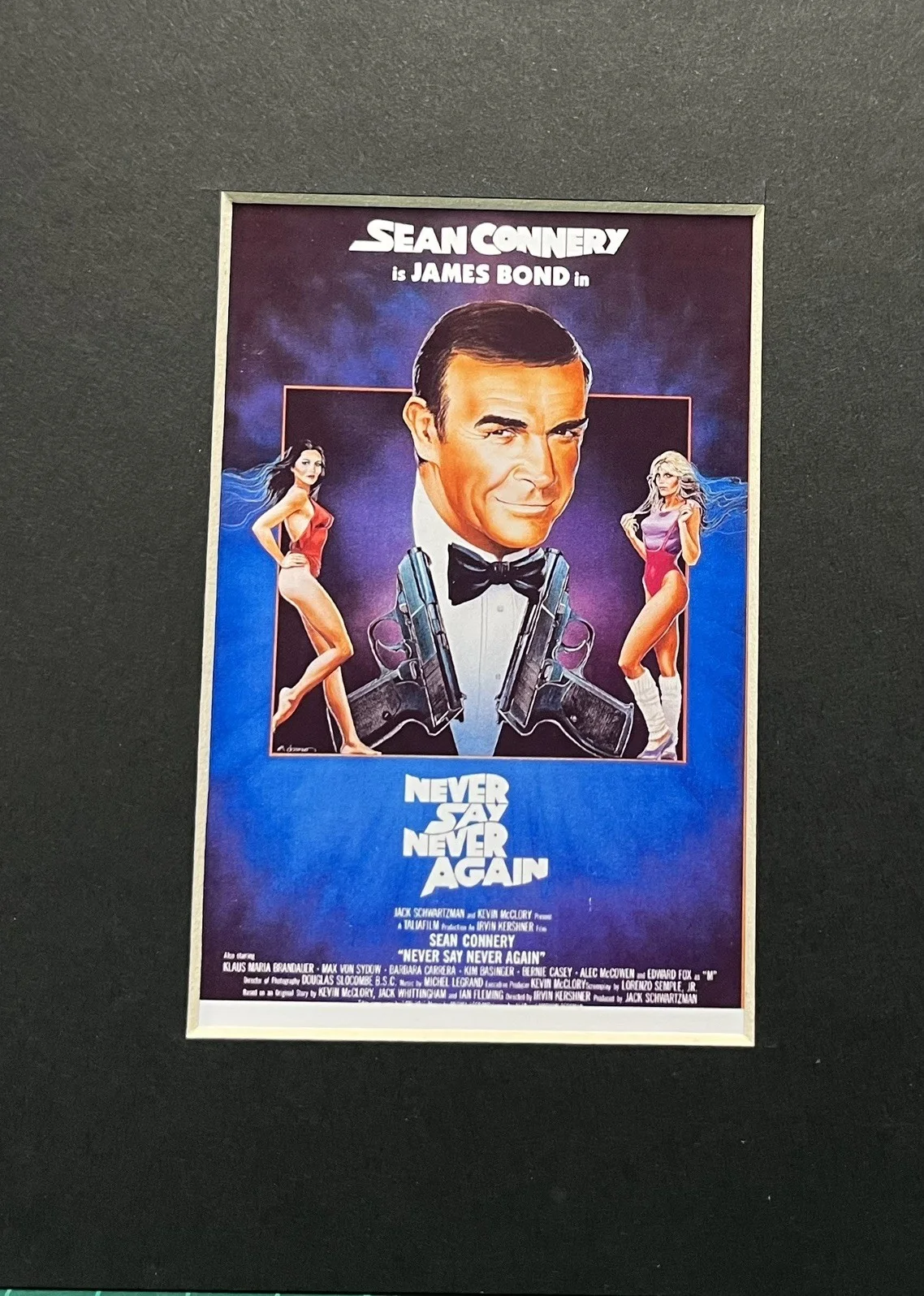 007 JAMES BOND. NEVER SAY NEVER AGAIN. 35mm Film Cell Mounted Display, изображение 2