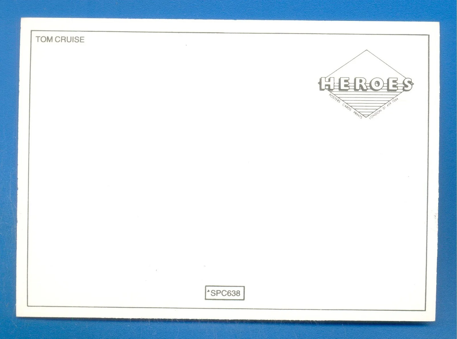 TOM CRUISE.POSTCARD (C), image 2