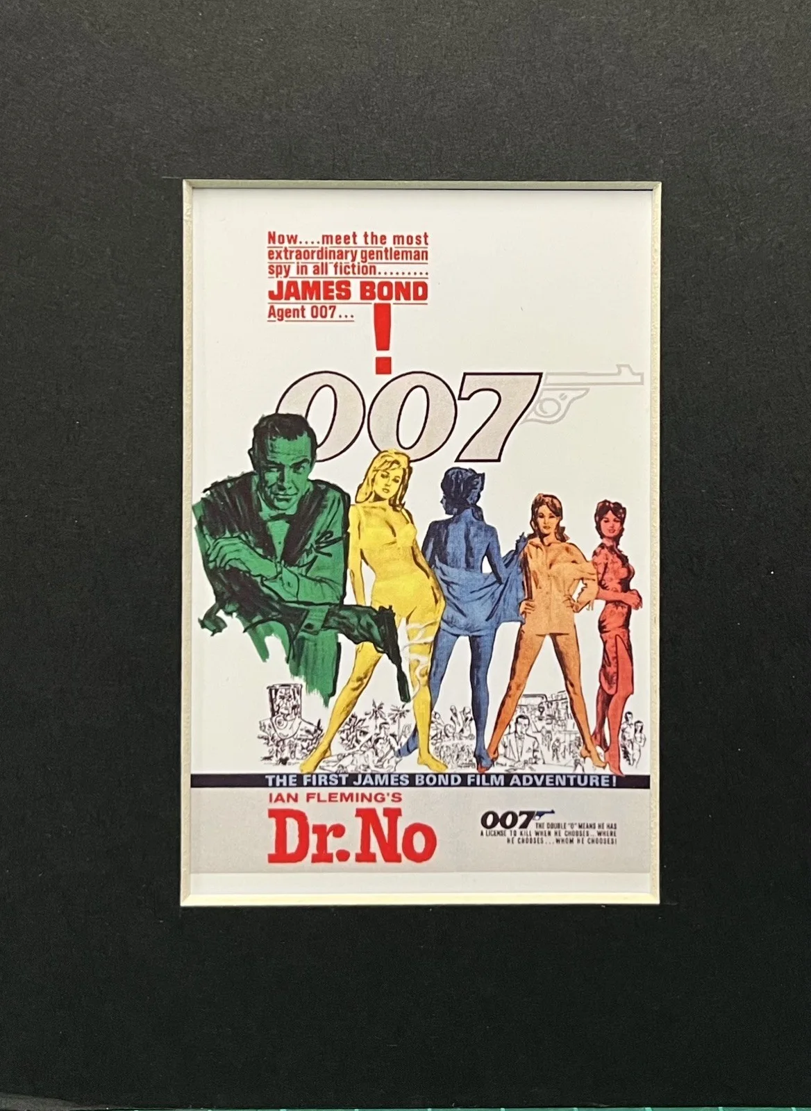 007 JAMES BOND. DR NO . 35mm Film Cell Mounted Display, image 2