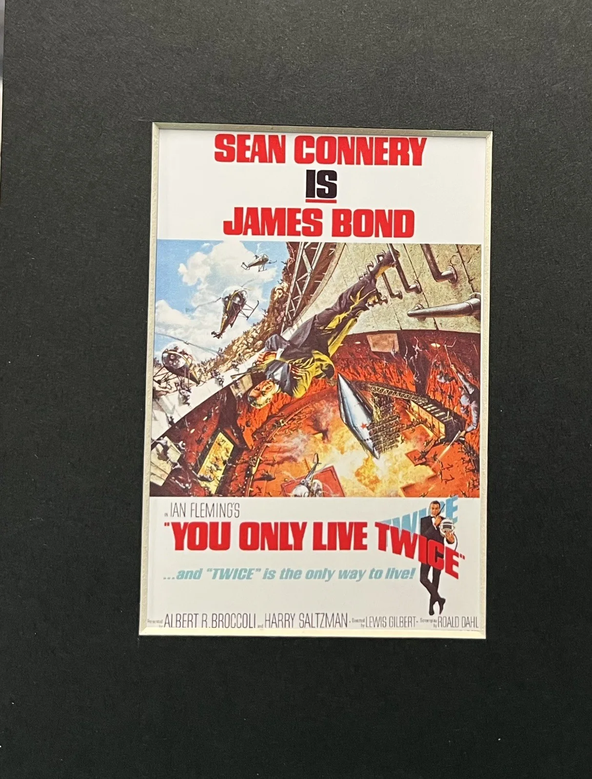 007 JAMES BOND. YOU ONLY LIVE TWICE . 35mm Film Cell Mounted Display, image 2