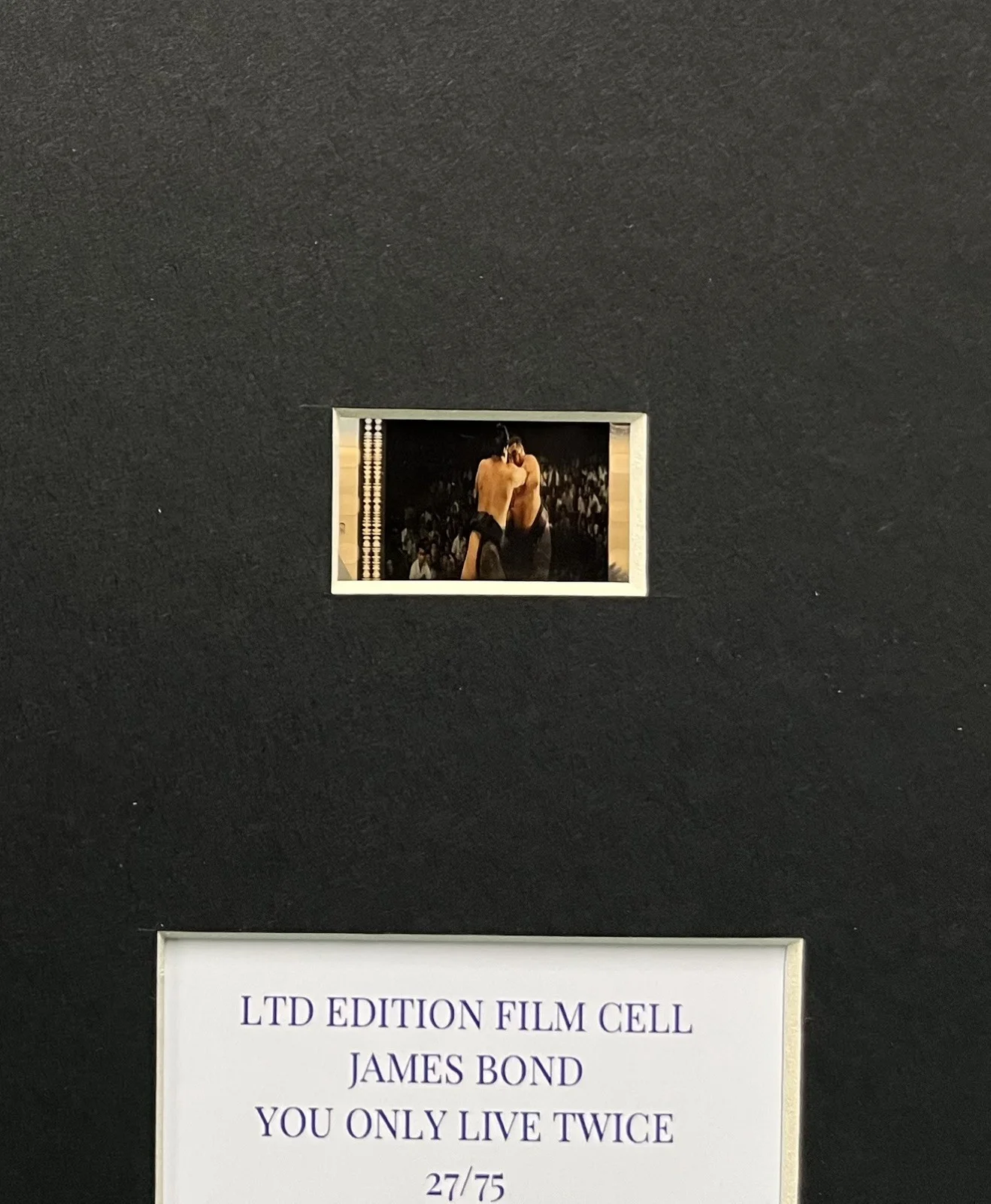 007 JAMES BOND. YOU ONLY LIVE TWICE . 35mm Film Cell Mounted Display, image 3