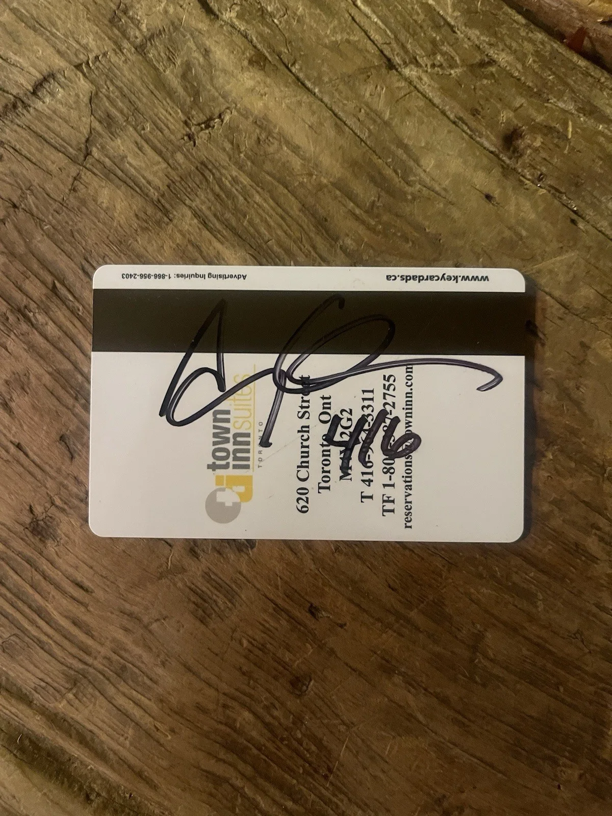 Bradly Cooper — Bradley Cooper, Hand Signed 3x5 Autograph Hotel Key/Actor. Hangover, Usa Sniper., изображение 2