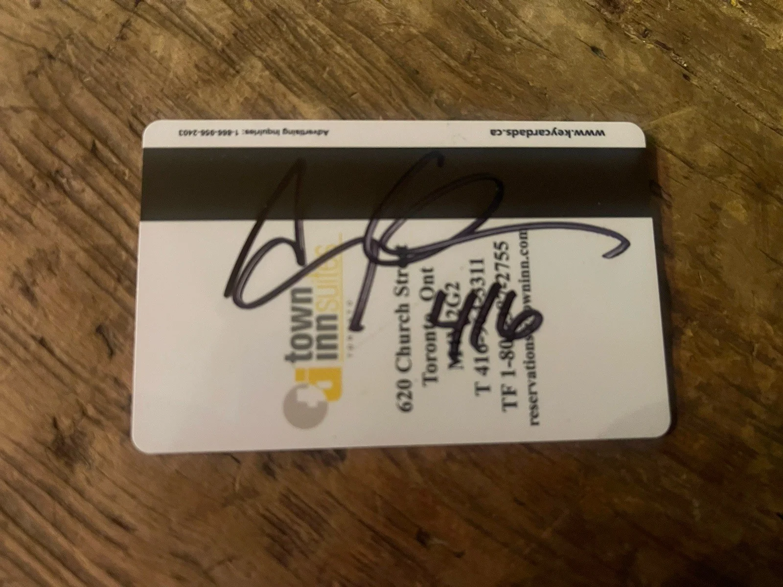 Bradly Cooper — Bradley Cooper, Hand Signed 3x5 Autograph Hotel Key/Actor. Hangover, Usa Sniper., изображение 3