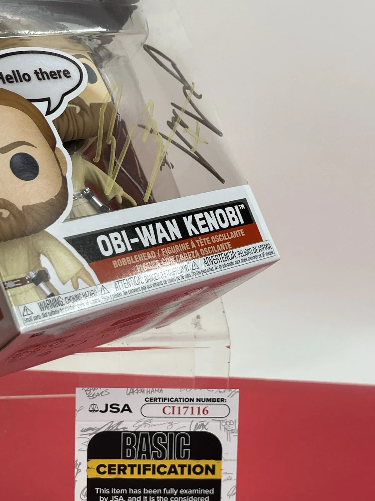 Ewan McGregor — Funko Pop Ewan McGregor signed OBI-WAN KENOBI #781 JSA Certified, image 4