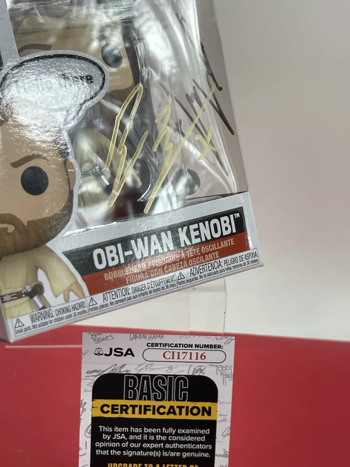 Ewan McGregor — Funko Pop Ewan McGregor signed OBI-WAN KENOBI #781 JSA Certified, image 5