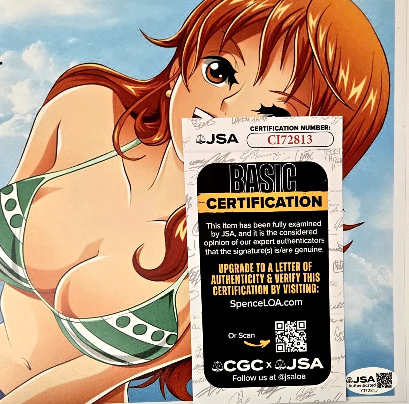 Luci Christian — Luci Christian Signed Photo Nami One Piece Autograph 8x10 Anime Waifu JSA COA 13, изображение 2