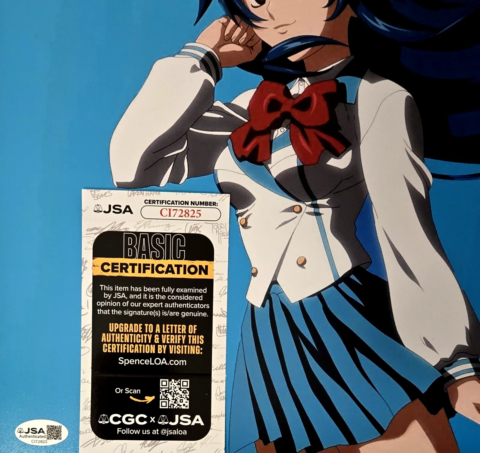 Luci Christian — Luci Christian Signed Photo Kaname Robot Wars Full Metal Panic Autograph JSA COA, image 2
