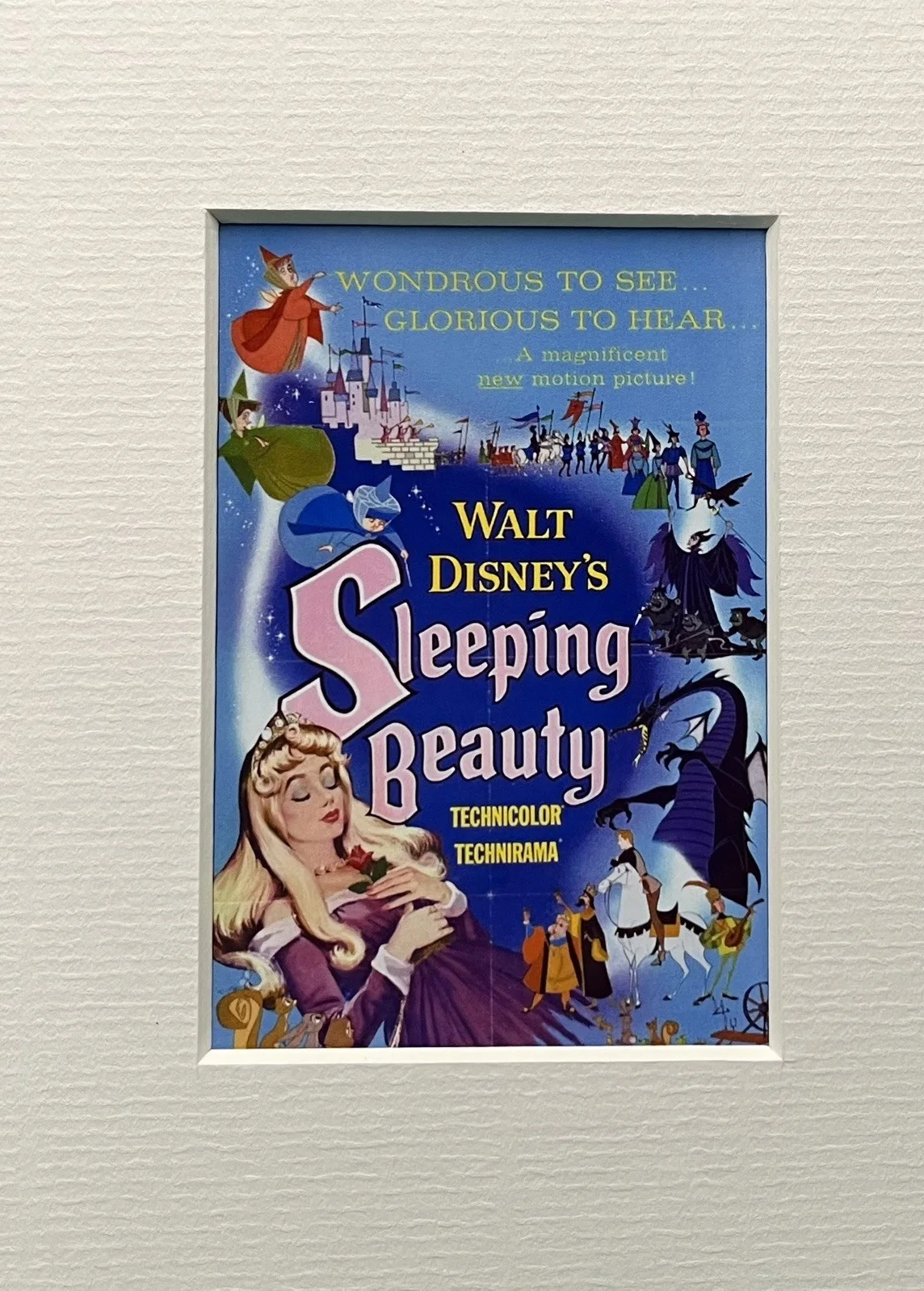 SLEEPING BEAUTY. . . 35mm Film Cell Mounted Display, image 2