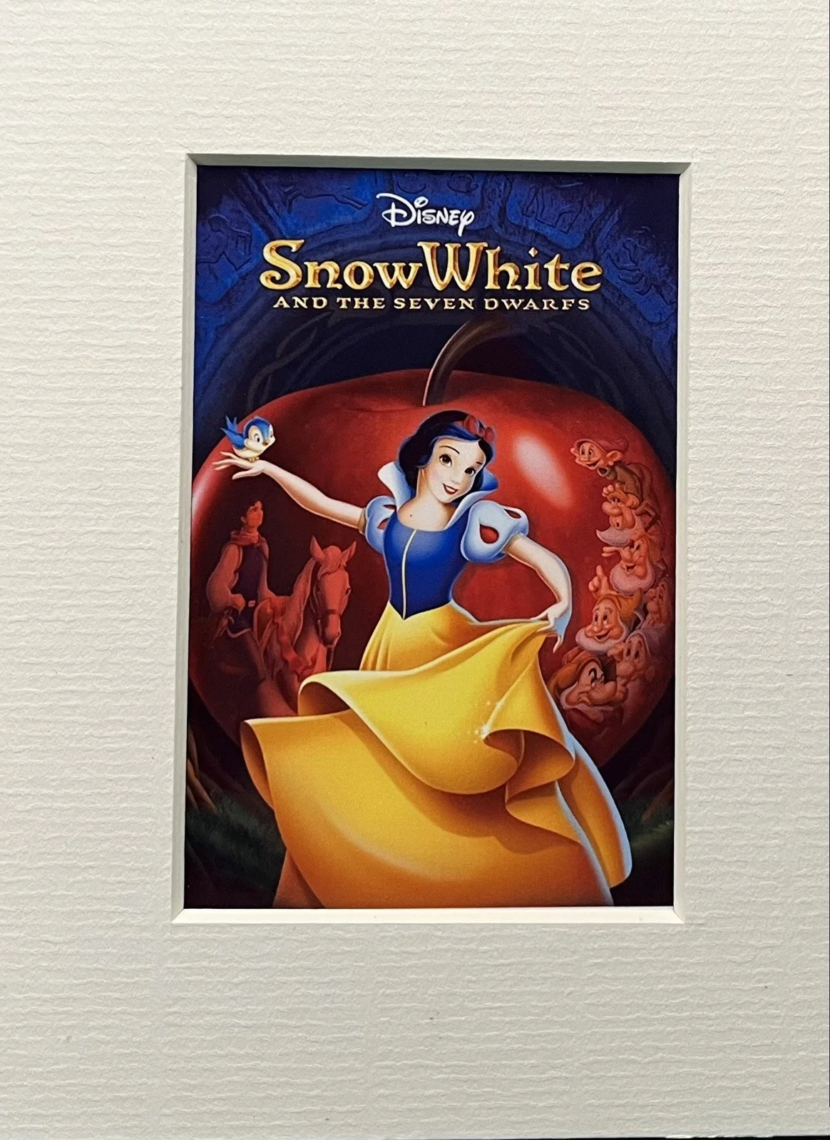 SNOW WHITE AND THE SEVEN DWARFS . 35mm Film Cell Mounted Display, image 2